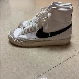 Nike White Blazers size 6.5 women’s